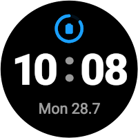 Minimal Digital Watch Face
