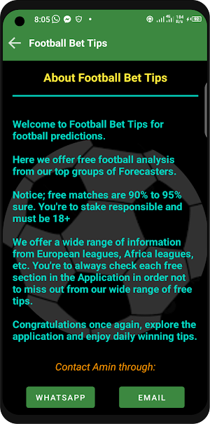 Football Bet Tips Screenshot 3