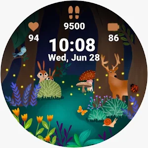 Enchanted Forest Watch Face Screenshot 0