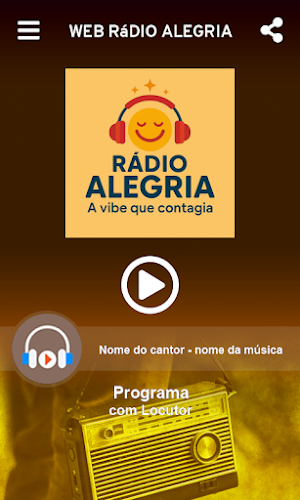 Web Rádio Alegria Screenshot 0