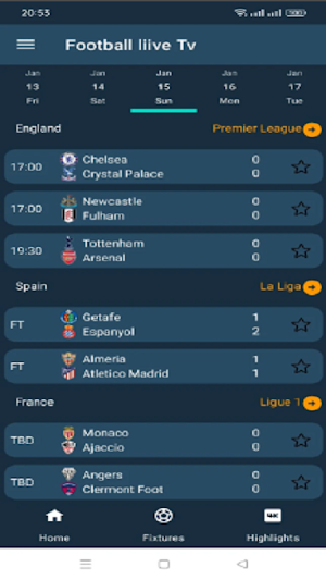Football Live Score Tv Screenshot 2