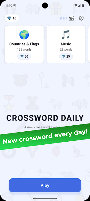 Daily Crossword: Unlimited Screenshot 0