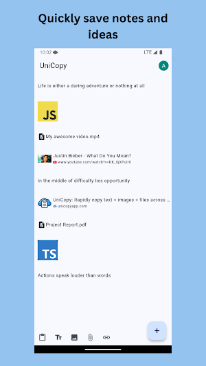 UniCopy: Universal Clipboard Screenshot 1