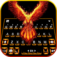Fire Phoenix Keyboard Background