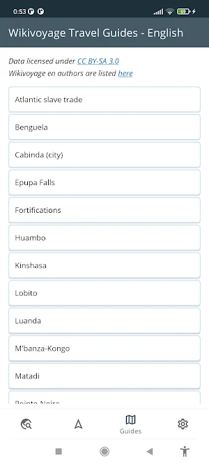 Angola Offline Map Screenshot 2