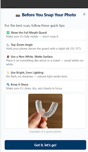 Dentogaam® Fit Checker Screenshot 3