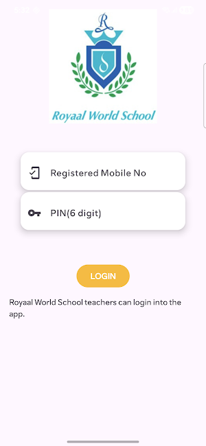 RWS Attendance App Screenshot 1
