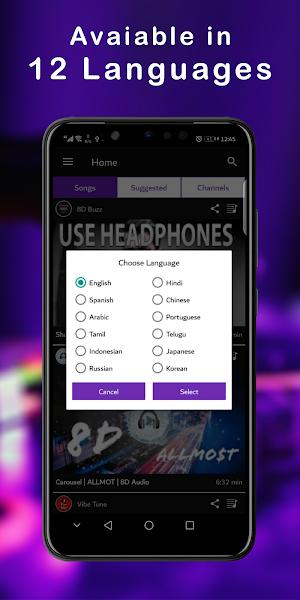 8D Music - 8D Songs & Sounds Screenshot 2