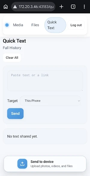 DirectServe: File Transfer Screenshot 3
