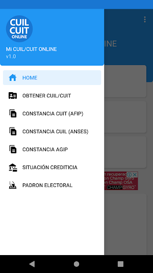 Mi CUIL/CUIT Online Plus para Argentina Screenshot 3