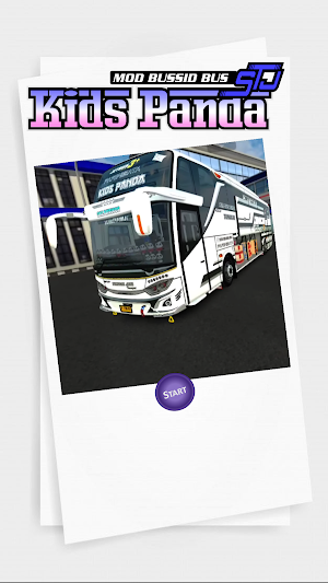 Mod Bussid Bus STJ Kids Panda Screenshot 1