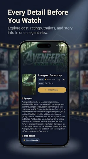 CornClick: Movies & TV Tracker Screenshot 1