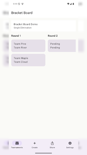 Bracket Board Screenshot 0