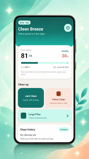 Clean Breeze Screenshot 0