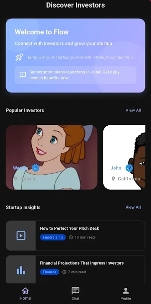Flow Entrepreneurs App Screenshot 2