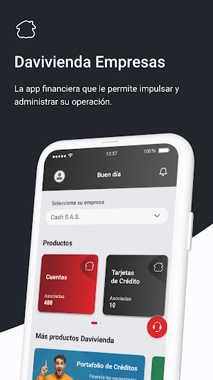Davivienda Móvil Empresas Screenshot 2