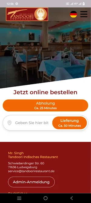 Tandoori Restaurant Screenshot 1