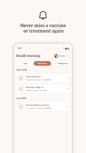 Pet health tracker: Papatte Screenshot 3