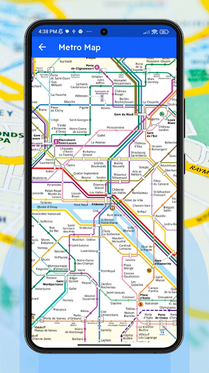 Paris metro subway map Offline Screenshot 1