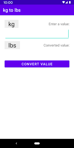 kg to lbs Screenshot 0