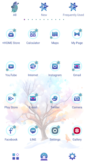 Sensational Winter Theme +HOME Screenshot 2