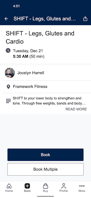 Framework Fitness Screenshot 2