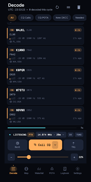 FT8AF: FT8, Ham Radio, & POTA Screenshot 0