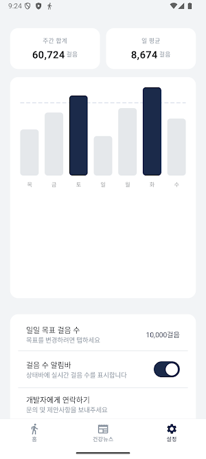 Daily Health: Step Counter Screenshot 2