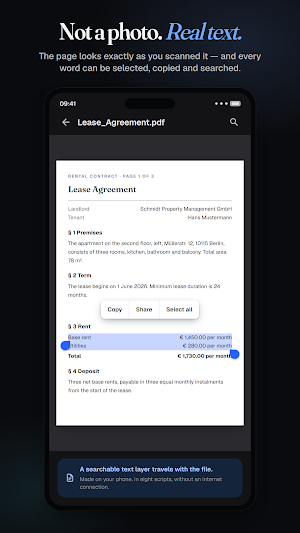 AI Document Scanner: PDF, OCR Screenshot 0