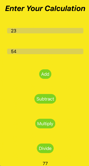 Calculator Screenshot 1