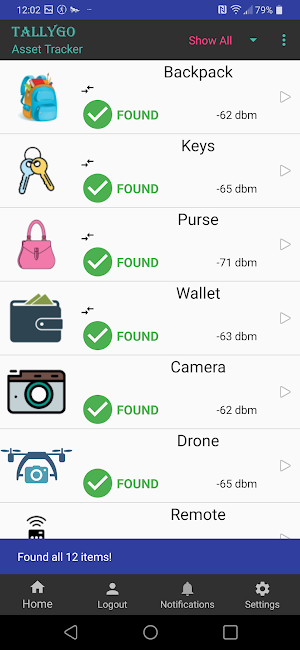 TallyGo Asset Tracker Screenshot 1