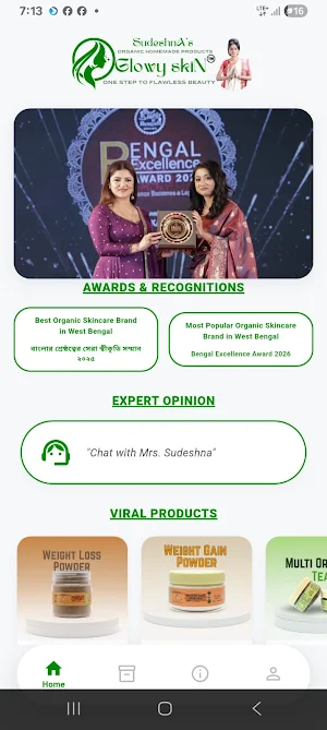 Glowy Skin - Consultation App Screenshot 0