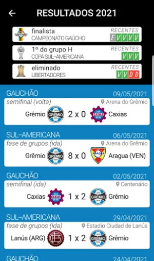 Agenda do Imortal Tricolor Screenshot 2
