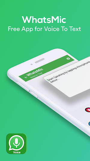 WhatsMic Keyboard: Voice to Text Converter App Screenshot 0