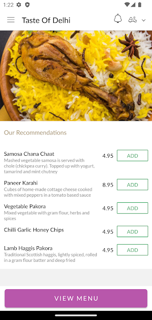Taste Of Delhi Screenshot 1