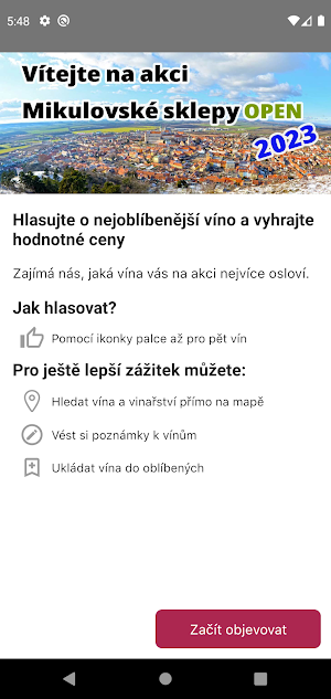 Mikulovské sklepy OPEN Screenshot 1