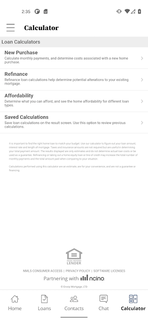 Envoy Mortgage Screenshot 1