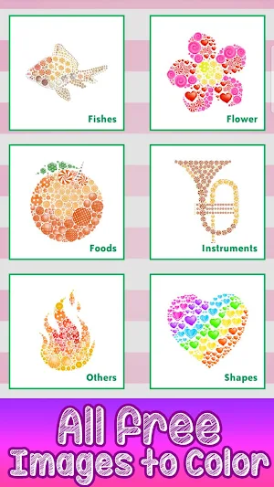 Candy Art: Paint by Number, Sweets Coloring Book Screenshot 0