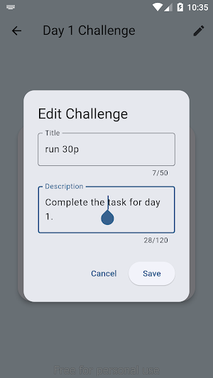 Thirty Day Challenge Screenshot 2