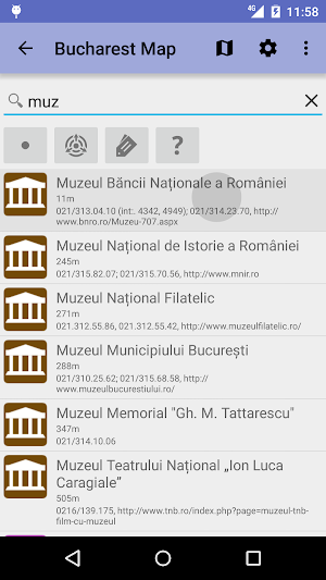 Bucharest Offline City Map Screenshot 3