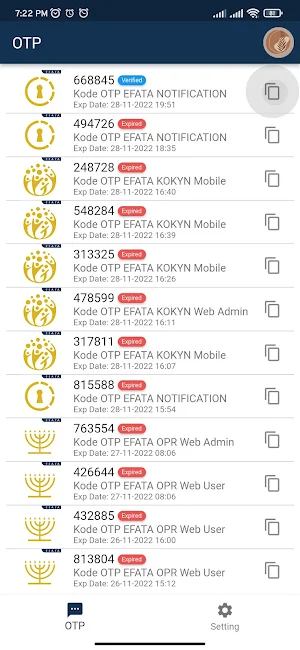 EFATA NOTIFICATION Screenshot 3