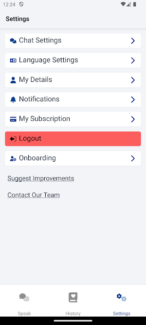 Langua: AI language learning Screenshot 1