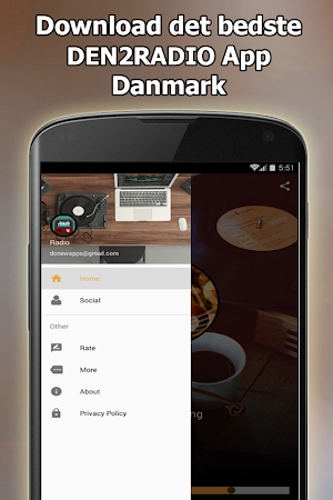 DEN2RADIO Online Gratis Danmark Screenshot 2