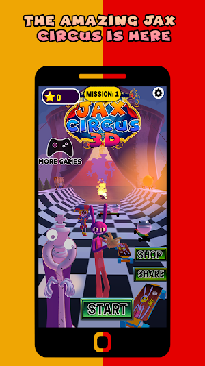 Jax Circus 3D Game Screenshot 0