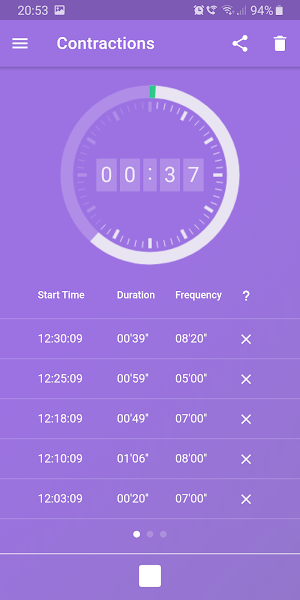 Contraction Timer PRO Screenshot 0
