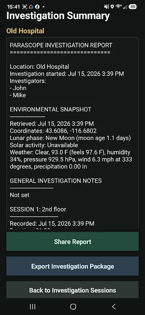 ParaScope Screenshot 2