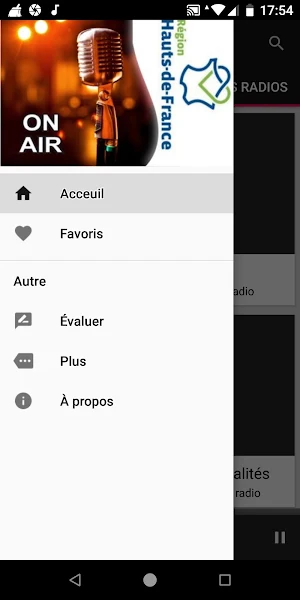 Stations Radio de Hauts-de-France Screenshot 2
