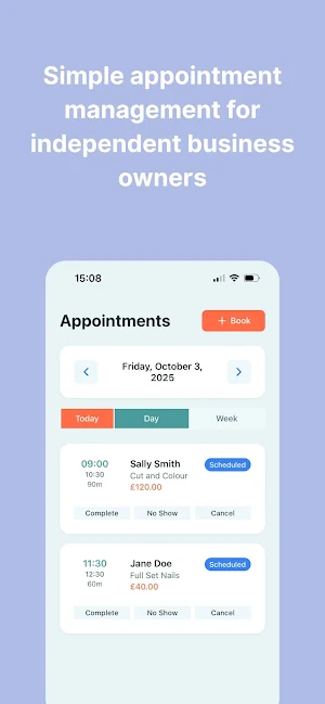 Booklyn Solo Appointments Screenshot 0
