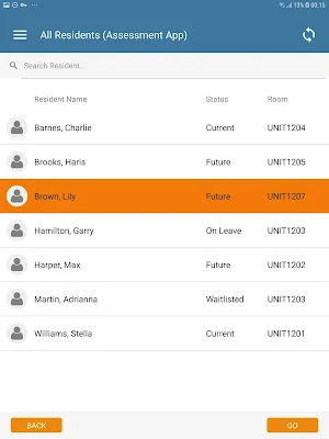 EHR Assessments Screenshot 2