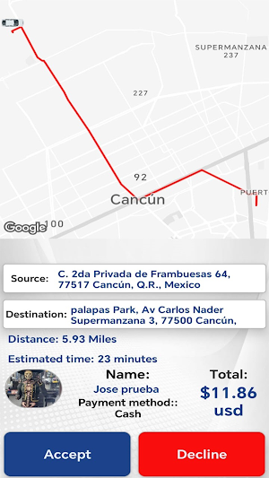 Rideon Chauffeur Screenshot 2